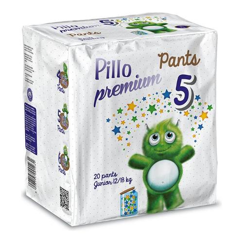 Pillo Pannolini Mutandina Misura 5 Junior 12-18 kg 20 pz PREMIUM 00173
