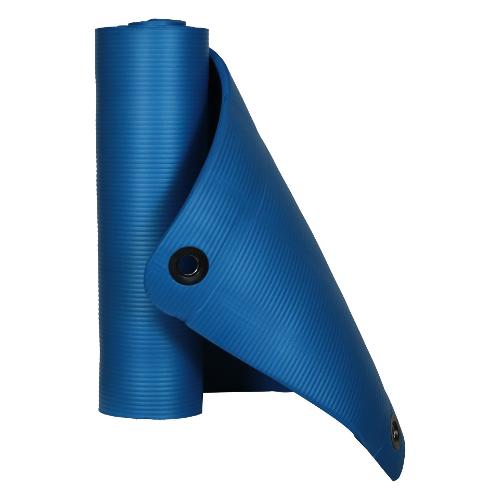 Diamond Materassino fitness (180x62,5x1,5 cm) DIAMOND con occhielli Blu TAO