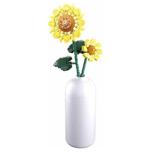 Sluban Doppio Stelo Girasole con vaso ( 245 pz ) PLEYERID 8a+ M38 81101 10