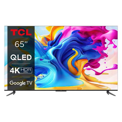 Tcl Tv 65" ( QLED ) Google TV C64 SERIES Smart TV UHD Black 65C645