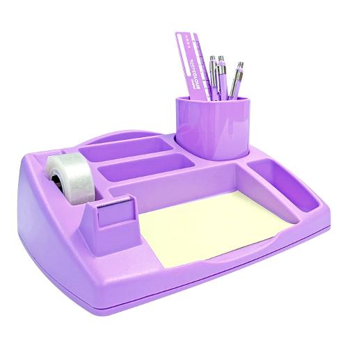 Organizer scrivania Oliver KEEPCOLOUR Lilla pastello 23,8 x 19,8 x