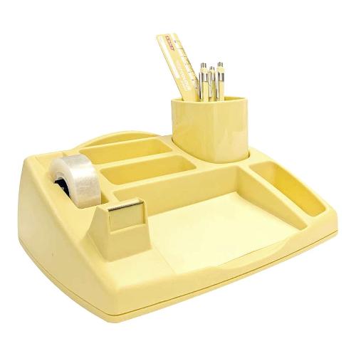 Arda Organizer scrivania Oliver KEEPCOLOUR Giallo pastello (23,8x19,8x8 cm) 4121PG