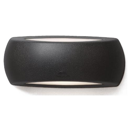 Fumagalli Applique da esterno FRANCY Nero (30x8,5x13cm) 1A1 000 000 AYV1K 1 luce - E27 - Max 8,5W