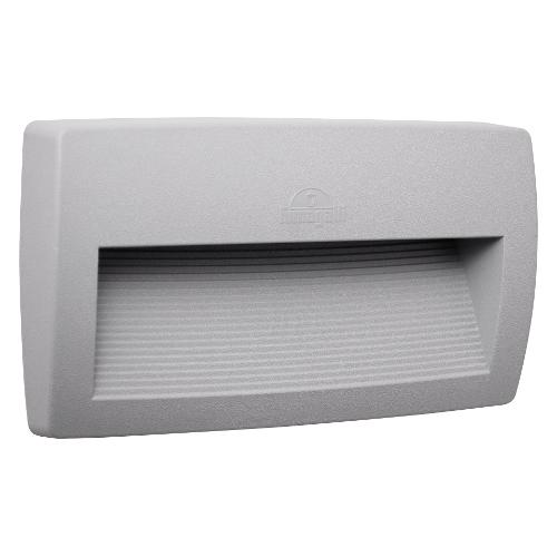 Fumagalli Applique da esterno LORENZA 270 Grigio (26x4,5x15cm) AS3 000 000 LXP1K 1 luce - R7S - Max 10,5W