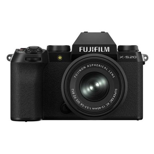Fujifilm Fotocamera mirrorless 26,1Mpx APS C X S20 Kit XC 15 45mm F3.5 5.6 OIS PZ Black 16781917