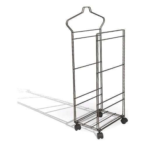 Maconi Indossatore servomuto AMBROGIO Argento champagne metallizzato 43x25x100 cm 950AR