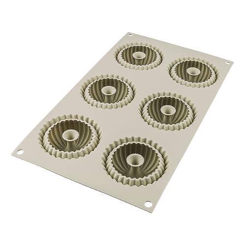 Silikomart Stampo Silicone Pasticceria 6P Mini Raggio (6,7cm) 26 233 13 0065