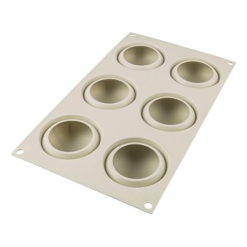 Silikomart Stampo Silicone Pasticceria 6P Mini Goccia (6,8cm) 26 234 13 0065