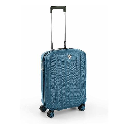 Roncato Trolley cabina rigido 4 ruote (40x20x55 cm) UNICA azzurro 56130168