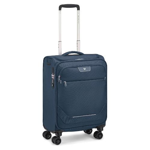 Roncato Trolley cabina morbido con presa USB 4 ruote (40x20x55 cm) JOY bu notte 41622323