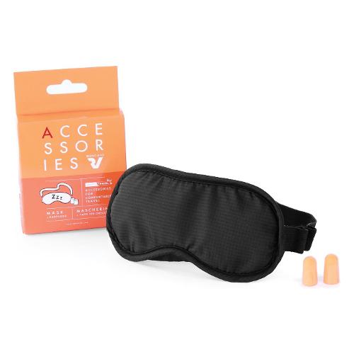 Roncato Maschera per dormire SMART TRAVEL Kit con tappi auricolari Nero (18x1x6 cm) 41901301