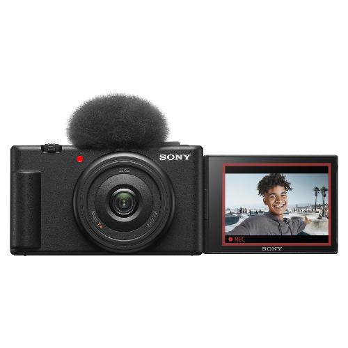 Sony Fotocamera compatta 20Mpx Vlog camera ZV 1F Black ZV1FBDI EU