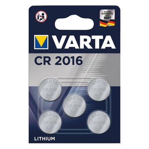 Varta Batteria CR2016 Litio 5pz 06016 101 415