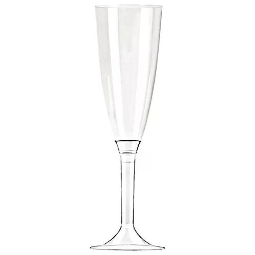 Bicchieri monouso KRISTAL Flute Trasparente 10pz 22681