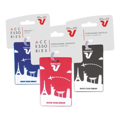 Roncato Targhetta valigia SMART TRAVEL colore assortito (6,5x10,5 cm) 439010