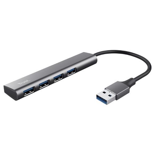 Trust Hub USB HALYX 3.2 Gray 4 porte 24947
