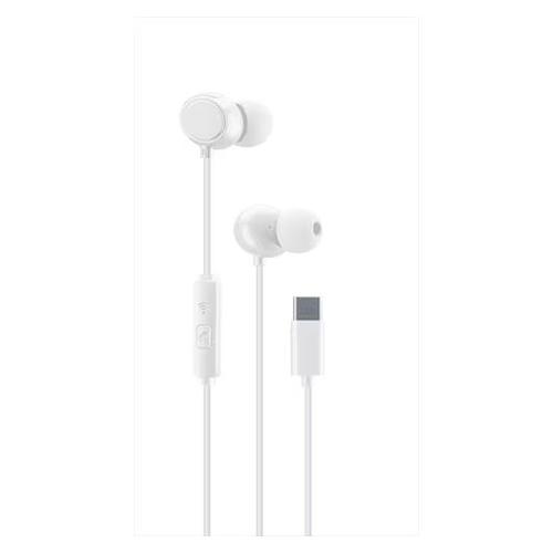 Cellular Line Auricolari microfono filo CLOUD Bianco AUINEARTYPECW
