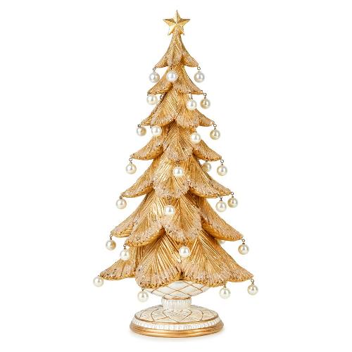 Fade Albero di natale PEARL TREE Oro 57682 (22x46cm)