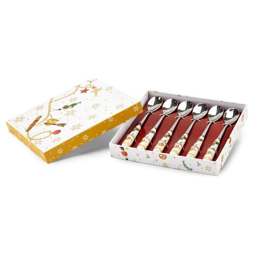 Fade Set cucchiaini caffè 6 pz Porcellana (16cm) STAR Multicolor 57978