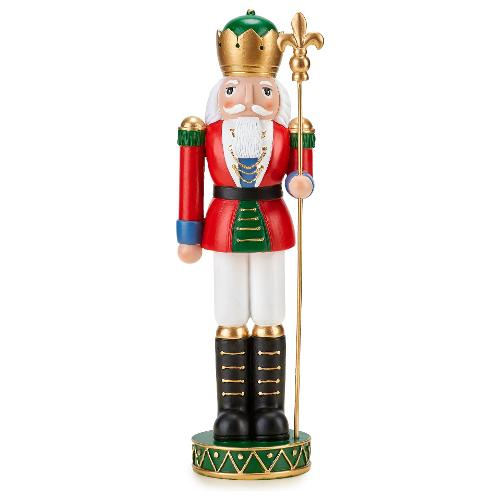 Fade Decoro XMAS CAROUSEL Soldatino Schiaccianoci in resina (39 cm) 57013