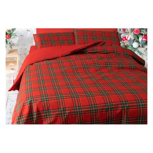 Happidea Completo letto due piazze cotone LINDENHOF 8352 06