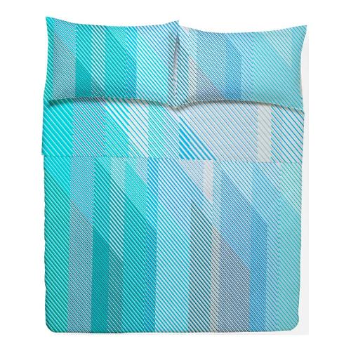 Happidea Completo letto due piazze raso di cotone RUBINO 0238 01E