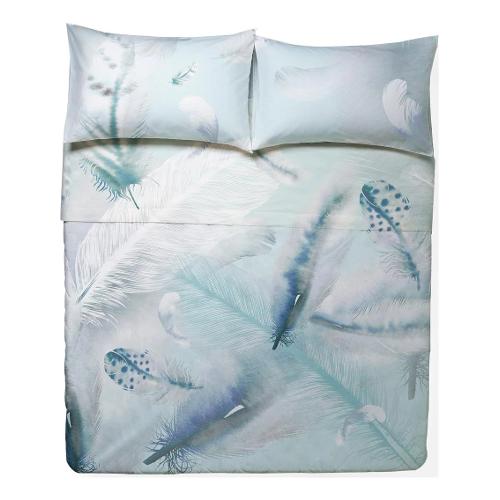 Happidea Completo letto due piazze raso di cotone AMETISTA 0237 01E