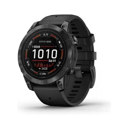 Garmin Smartwatch ( AMOLED ) EPIX Pro Gen 2 Standard Edition Slate gray e Black 47 mm 010 02803 01