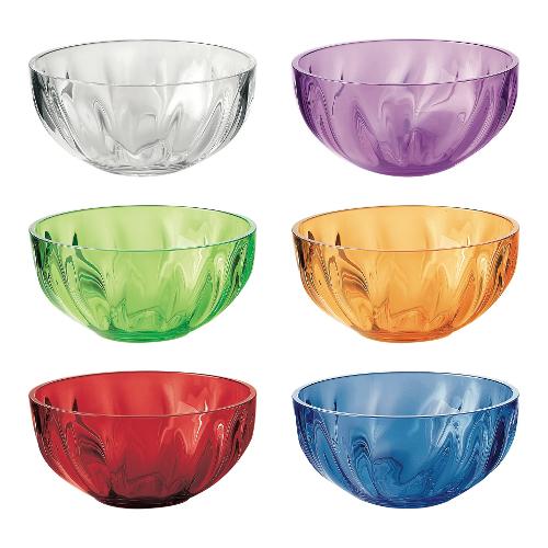 Guzzini Set coppette Plastica 6 pz (250ml) AQUA Multicolor 20085852