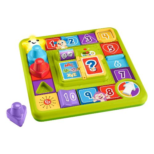 Fisher Price Tabellone Interattivo di Cagnolino multilingue 9-36m RIDI E IMPARA HRB69