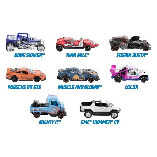 Mattel Automodello Veicolo retrocarica scala 1:43 HOT WHEELS Assortito HPR70
