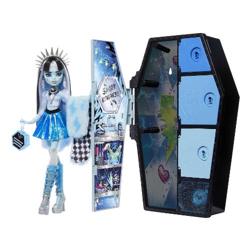 Mattel Set bambola Segreti da Brivido Colori Mostruosi Frankie Stein MONSTER HIGH HNF75