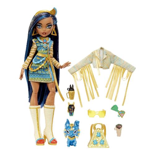 Mattel Bambola Cleo de Nile (15cm) MONSTER HIGH HHK54