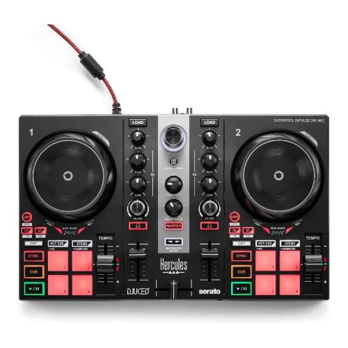 Hercules Controller disc jockey DJCONTROL Inpulse 200 MK2 Black 4782002