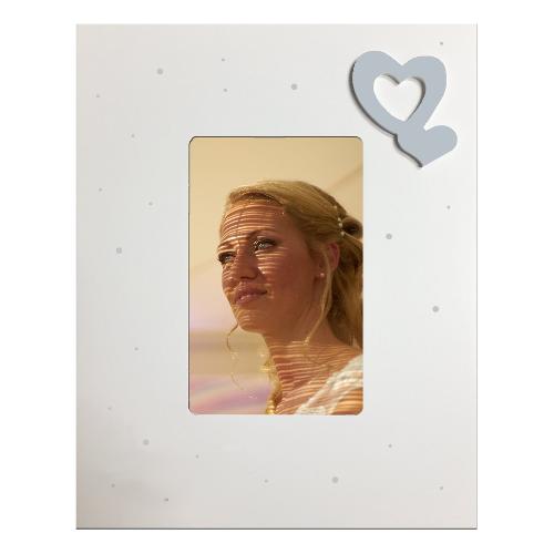 Geo's Portafoto (per 1f 9x13 cm ) CUORI Bianco 2000 2P