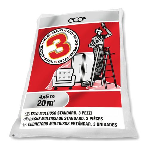 Nespoli Teli pittura Set 3 Pz Multiuso (400x500 cm) N9929199213
