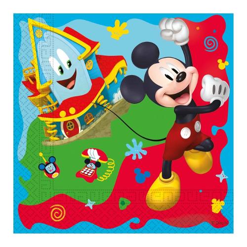 Ciao Set tovaglioli monouso 20pz Rock the House MICKEY 35063