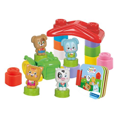 Clementoni Baby Happy Farm ( 12 pz e 4 figure ) CLEMMY 6-36m 17884
