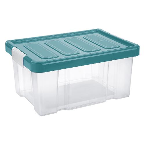 Tontarelli Contenitore (43L) con ruote PUZZLE BOX Verde 8035636ACG