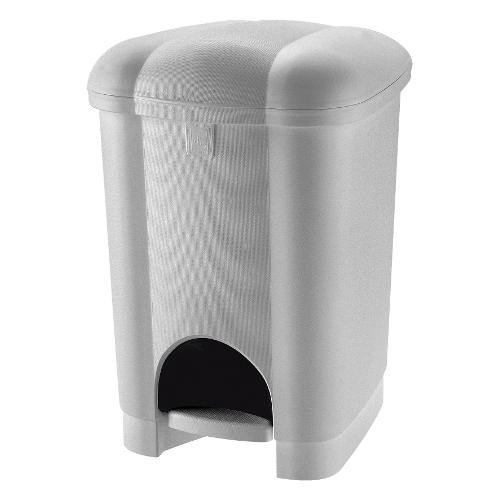 Tontarelli Pattumiera (16L) coperchio a pedale CAROLINA Grigio 810153510D