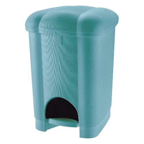 Tontarelli Pattumiera (16L) coperchio a pedale CAROLINA Azzurro 810153570V