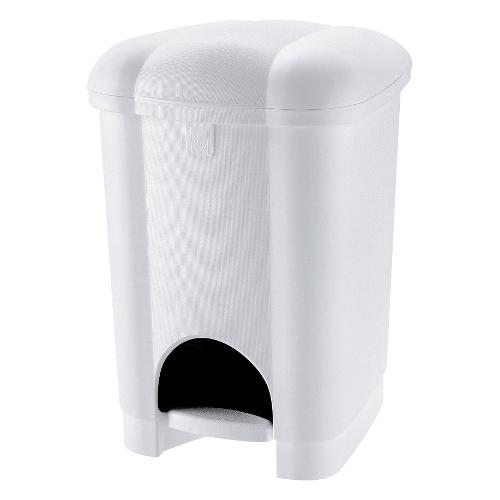 Tontarelli Pattumiera (16L) coperchio a pedale CAROLINA Bianco 8101535112