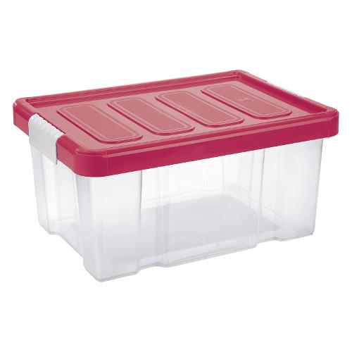 Tontarelli Contenitore (43L) con ruote PUZZLE BOX Ciliegia 8035636ACH