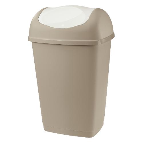Tontarelli Pattumiera (50L) coperchio basculante GRACE Tortora 8101951ACE
