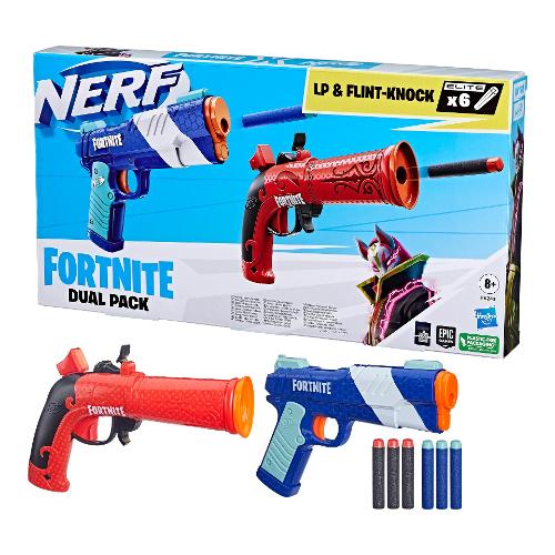 Pistola giocattolo NERF Blaster Dual Pack Fortnite F6243EU4