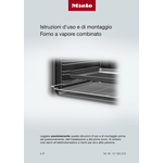 Miele Forno combinato a vapore DGC 7150 Classe energetica A+