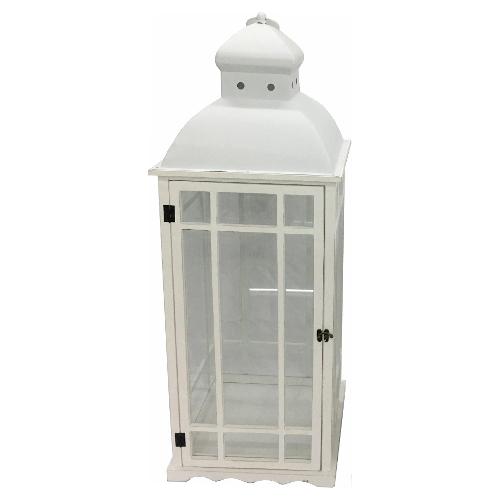 Amicasa Lanterna (36x36x98cm) Big SCOZIA Bianco Art 21A