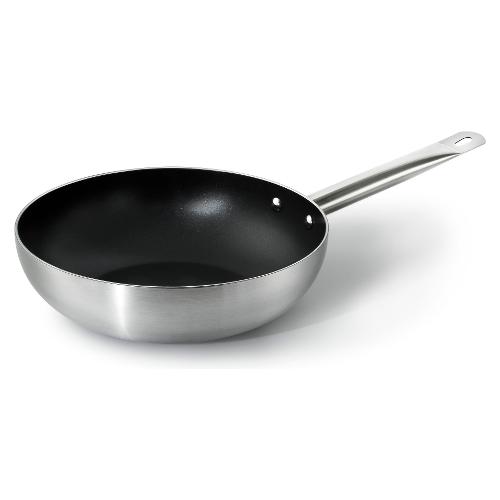 Abert Wok Antiaderente 1 manico (30cm) CUCINART Silver e Nero V681172WO30