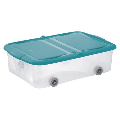 Tontarelli Contenitore (25L) sottoletto con ruote STOCK BOX Verde 8035298ACG