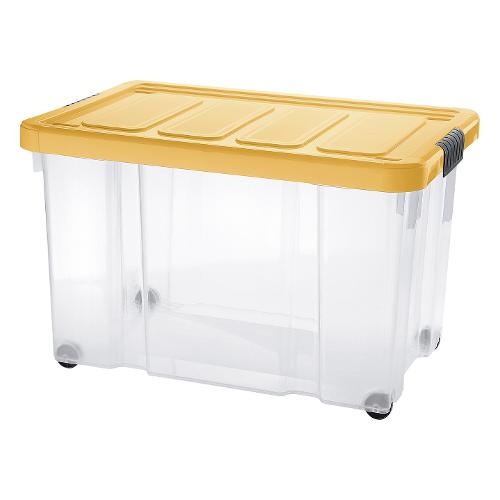 Tontarelli Contenitore (60L) con ruote PUZZLE BOX Zafferano 8035640ABV